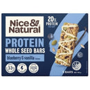 Nice & Natural Protein Bars Whole Seed Blueberry & Vanilla 150g Pack 5