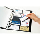 Marbig Business Card Pocket Refills A4 Pack 10