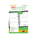 Debden Dayplanner 2027 Diary Refill Week To View Desk