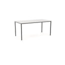 Cubit Canteen Table 1800x800mm White / Black Frame