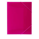 Marbig Document Wallet Polypropylene Elastic Closure A4 Pink