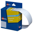 Avery Rectangle Labels Dispenser Hand Writable 937221 49 x 24mm White Pack 325