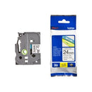 Brother P-Touch Labelling Tape Laminating TZe-251 24mm x 8m Black On White