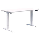 Pryme Standard Electric Desk 1200x700 Snow / White