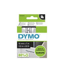 Dymo D1 Labelling Tape 12mm x 7m Black On White