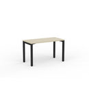 Cubit Desk 1200wx600d Nordic Maple Top / Black Frame