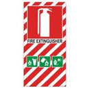 Fire Extinguisher Abe Sign 210mm x 410mm Each