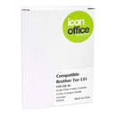 Icon Compatible Brother TZ Tape 12mm Black on Clear