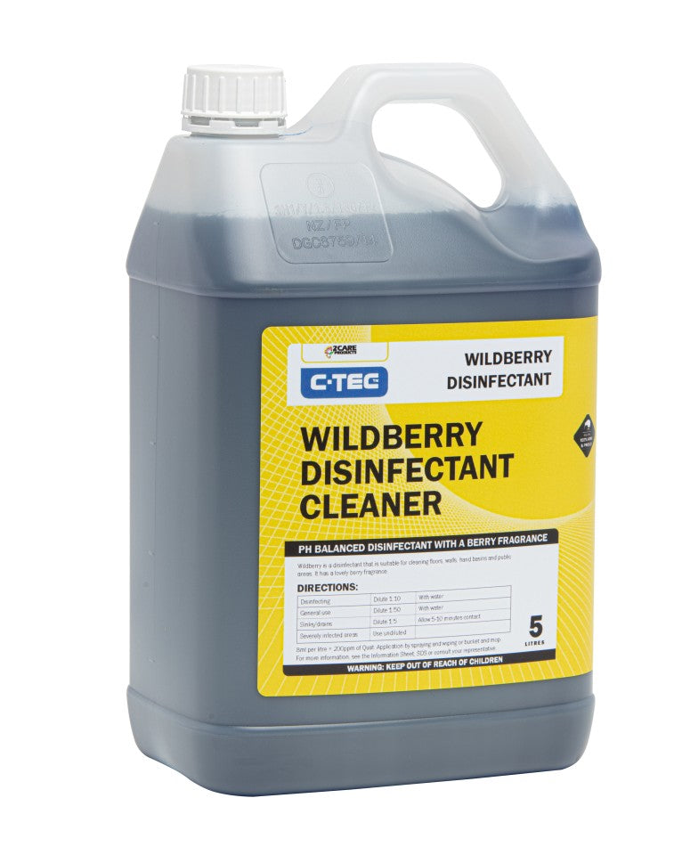 C-TEC Wildberry QAC Disinfectant 5L