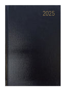 NXP 2025 Diary Day To Page Hardcover Appointment A4 Black
