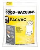 Pacvac Microfibre Vacuum Bag Pack of 10 61021