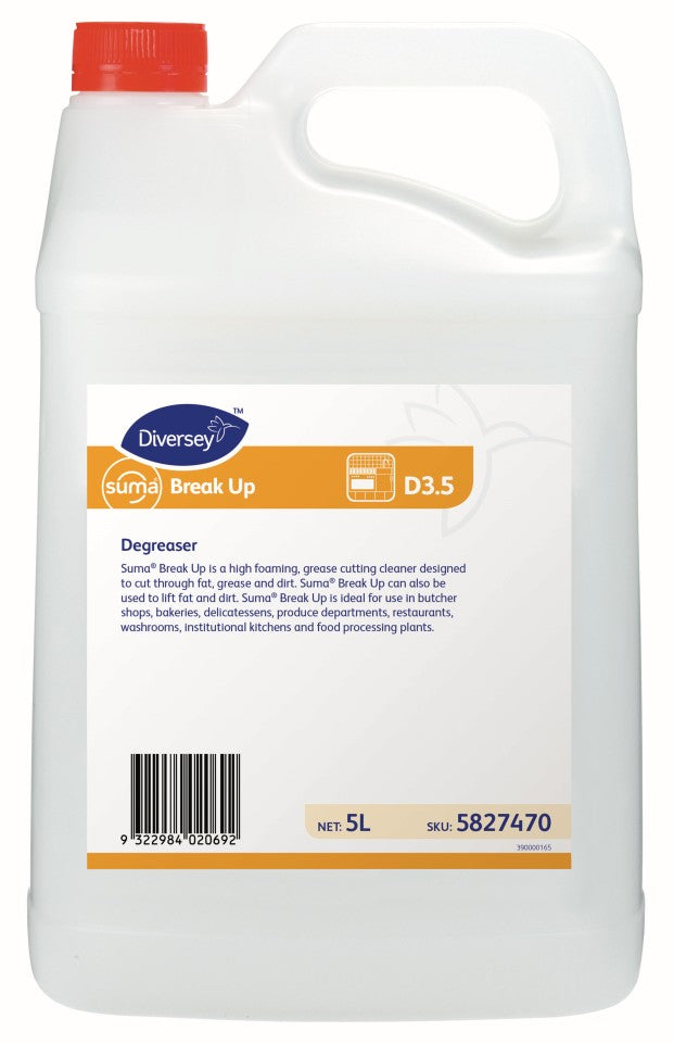 Diversey Suma D3.5 Break Up Degreaser 5L