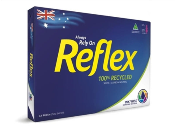 Reflex 100% Recycled Carbon Neutral Copy Paper A4 80gsm (500) Box of 5