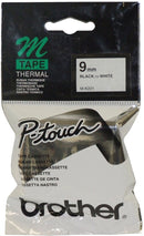 Brother Labelling Tape M-K221 9mmx8m Black On White