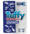 Tuffy Commercial 2 Ply Paper Towel White 60 Sheets Per Roll Pack of 2