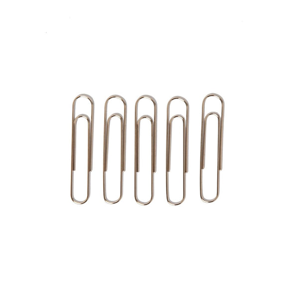 NXP Paper Clips Round Steel 50mm Box 100