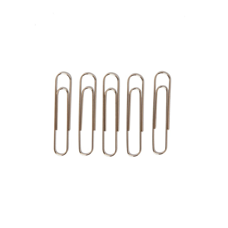 NXP Paper Clips Round Steel 50mm Box 100