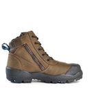 Bata Horizon Ultra Brown Zip Sided Safety Boot