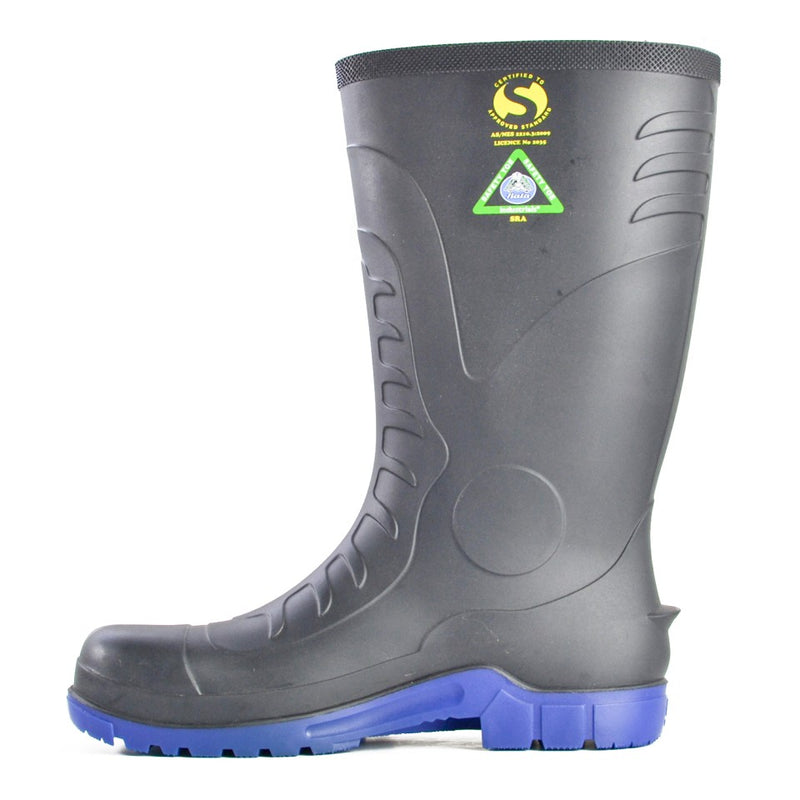 Bata Handyman Ii Safety Gumboot Black Black