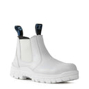 Bata Hercules White Slip On Boot White
