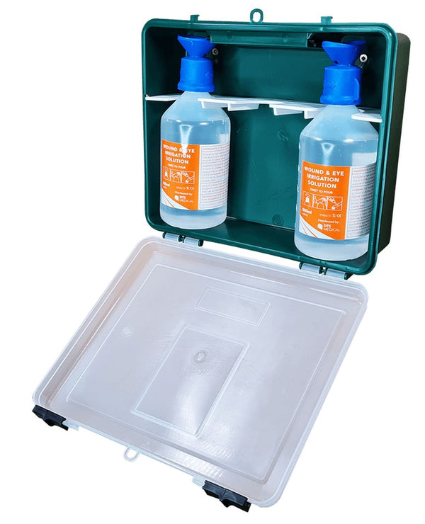 First Aid Eye Wash Station Wall Mountable Kit