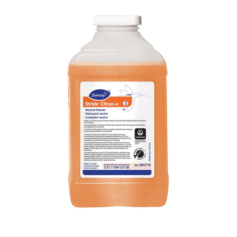 Diversey J-Fill Stride Citrus Neutral Floor Cleaner 2.5L