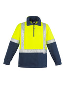 Syzmik Hi Vis Polar Fleece Jumper Navy