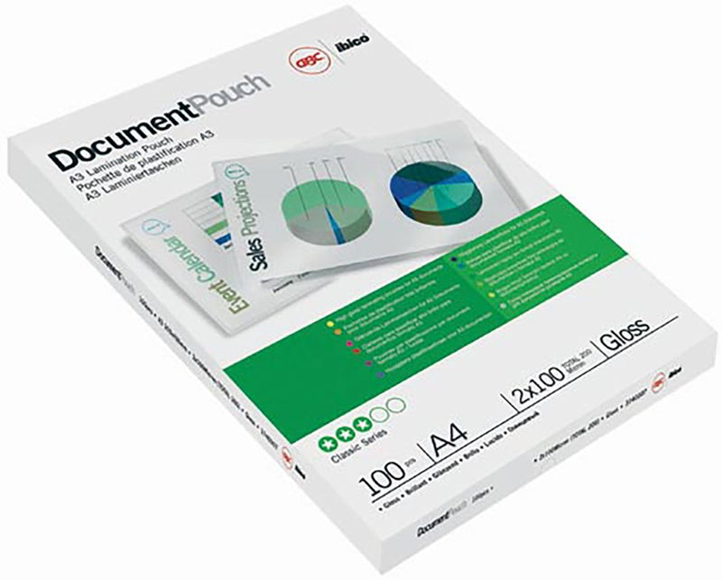 Laminating Pouch A4 125Mic Pk100