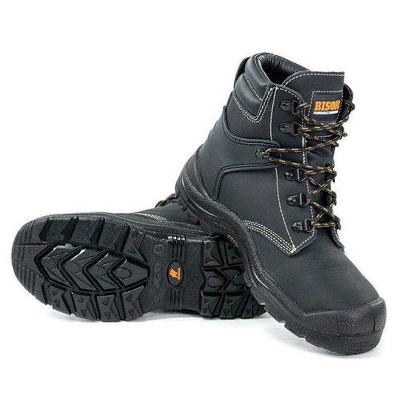 Wolf Lace Up Steel Cap Boot