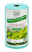 Heavy Duty Antibacterial Wipes Green Pack of 85