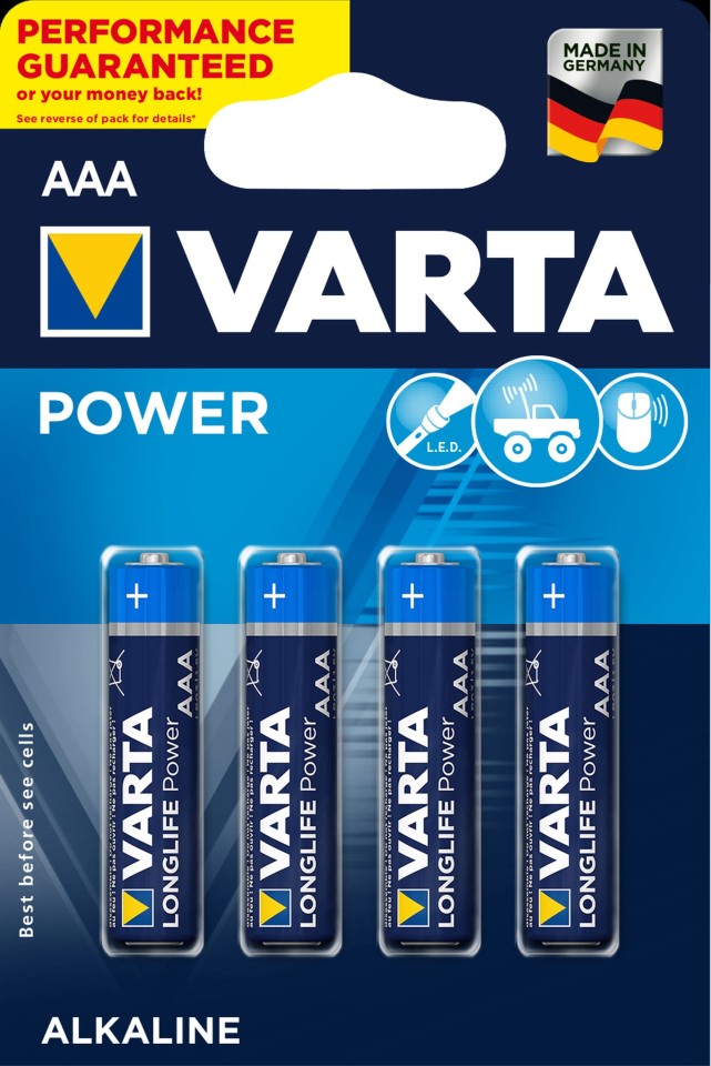 Longlife AAA Battery Alkaline Pack 4
