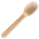 Biopak 100% Fsc Certified Wooden Spork 160mm Carton 2000 (Unbranded)