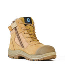 Bata Ladies Dakota Wheat Zip Sided Safety Boot Wheat