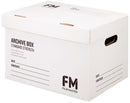 FM Archive Box Standard Strength 384 x 284 x 262mm White