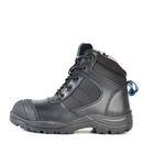 Bata Ladies Dakota Zip Sided Safety Boot Black