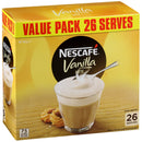 Nescafe Coffee Mixes Vanilla Latte Sachets 18.5g Box 26