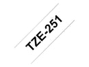 Compare Brother P-Touch Labelling Tape Laminating TZe-251 24mmx8m Black On White