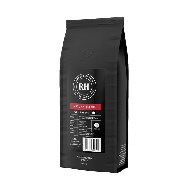 Robert Harris Natura Blend Dark Roast Coffee Beans 1kg