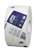 Tork Advanced T2 Soft Mini Jumbo Toilet Roll 2 Ply White 200 meters per Roll 2306898 Carton of 12