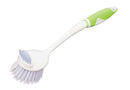 Soft Grip Round Dish Brush White
