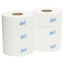 Scott Jumbo Toilet Roll 1 Ply White 600 meters per Roll 5748 Carton of 6