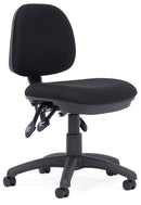 Express Task Chair Midback 3 Lever Black Unassembled