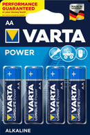 Varta Longlife AA Battery Alkaline Pack 4