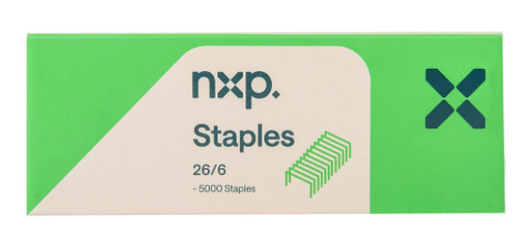 Staples No. 26/6 Standard 23 Sheet Box 5000
