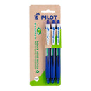 Pilot BeGreen Rexgrip Ballpoint Medium Blue, Pack of 3 HS