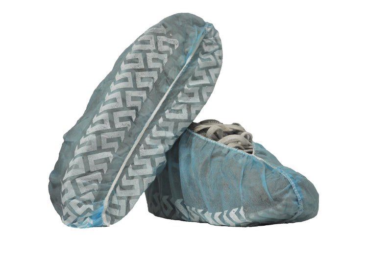 Blue Polypropylene Overshoe + Non Skid Sole - Direct Business Supplies