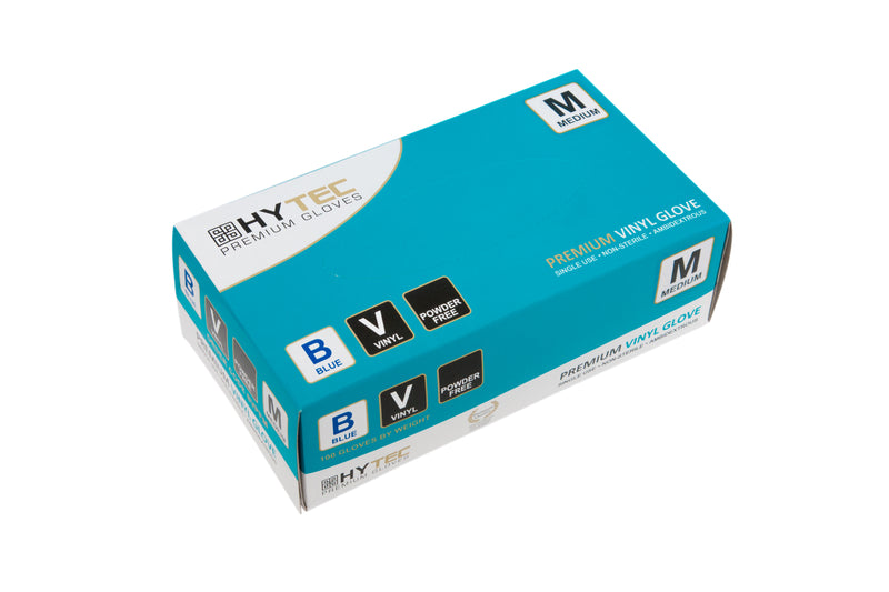 Blue Vinyl Powder Free Disposable Gloves - Direct Business Supplies