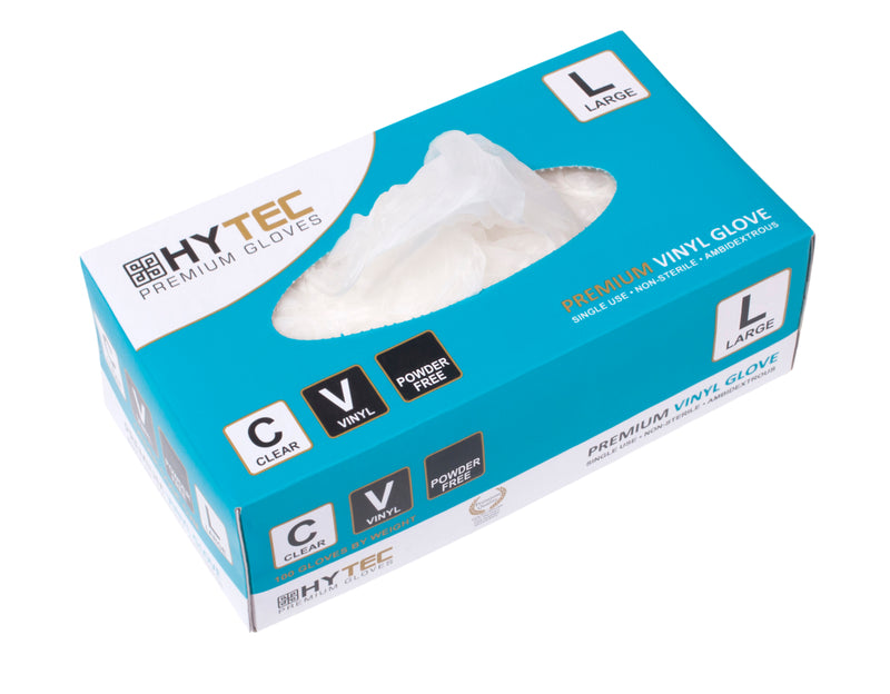 Clear Vinyl Powder Free Disposable Gloves - Direct Business Supplies