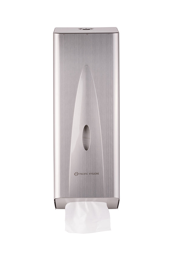 Interleaved tissue dispenser Steel - Direct Business Supplies