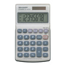 Sharp EL-240SAB Twin Power Pocket Calculator - Direct Business Supplies